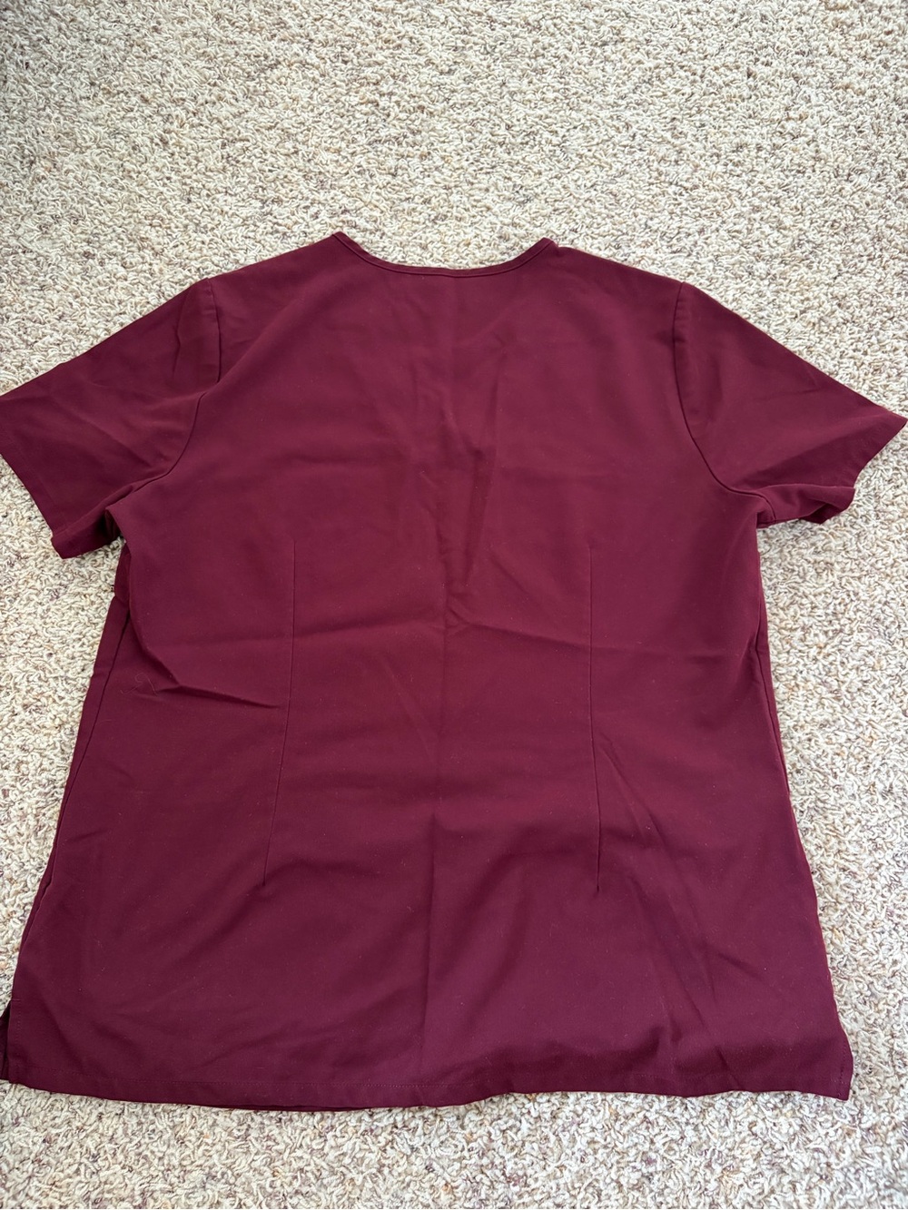 Figs Casma scrub top, large, burgundy - Picture 3 of 4